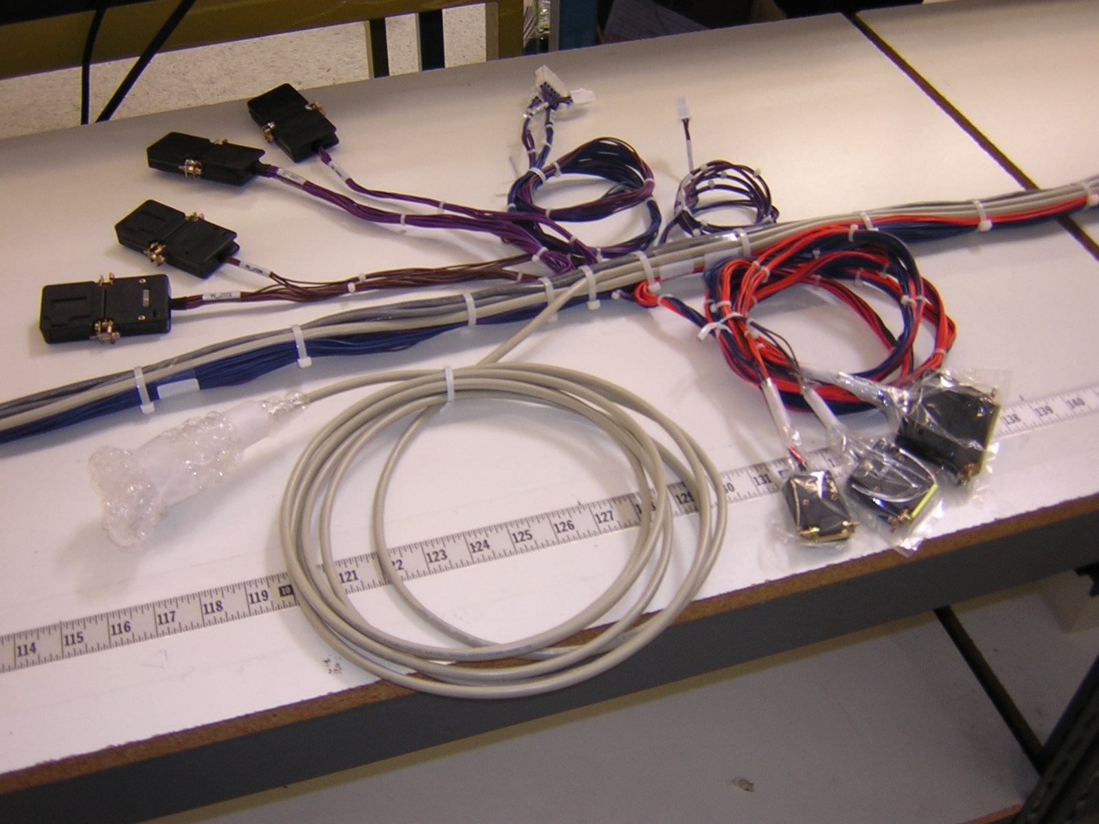 Cable assemblies arranged for inspection